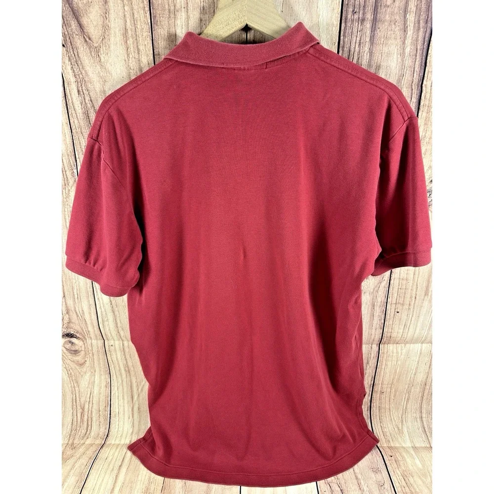 Polo Ralph Lauren Polo Shirt‎ Men Short Sleeve Dark Red MEDIUM